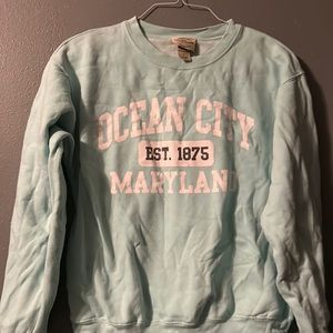 Teal Ocean City Maryland sweatshirt
